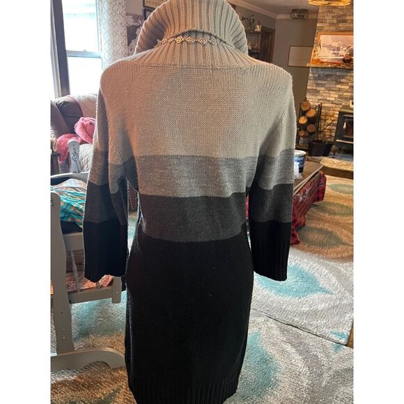 NY Collectiond Striped Sweater Dress - Picture 3 of 6